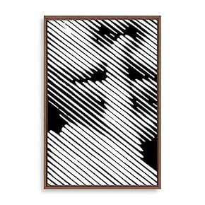 Framed Canvas Wall Art Modern Geometric Pattern Canvas Prints Home Artwork Decoration for Living Room,Bedroom - 16x24 inches