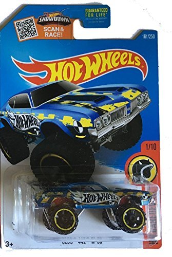 Hot Wheels, 2016 HW Daredevils, Olds 442 W-30 [Blue] Die-Cast Vehicle 161/250