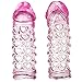 AHAOMG(TM) Hot Reusable Full Cover Penis Sleeve Ring Delay Impotence Erection Condoms PINK
