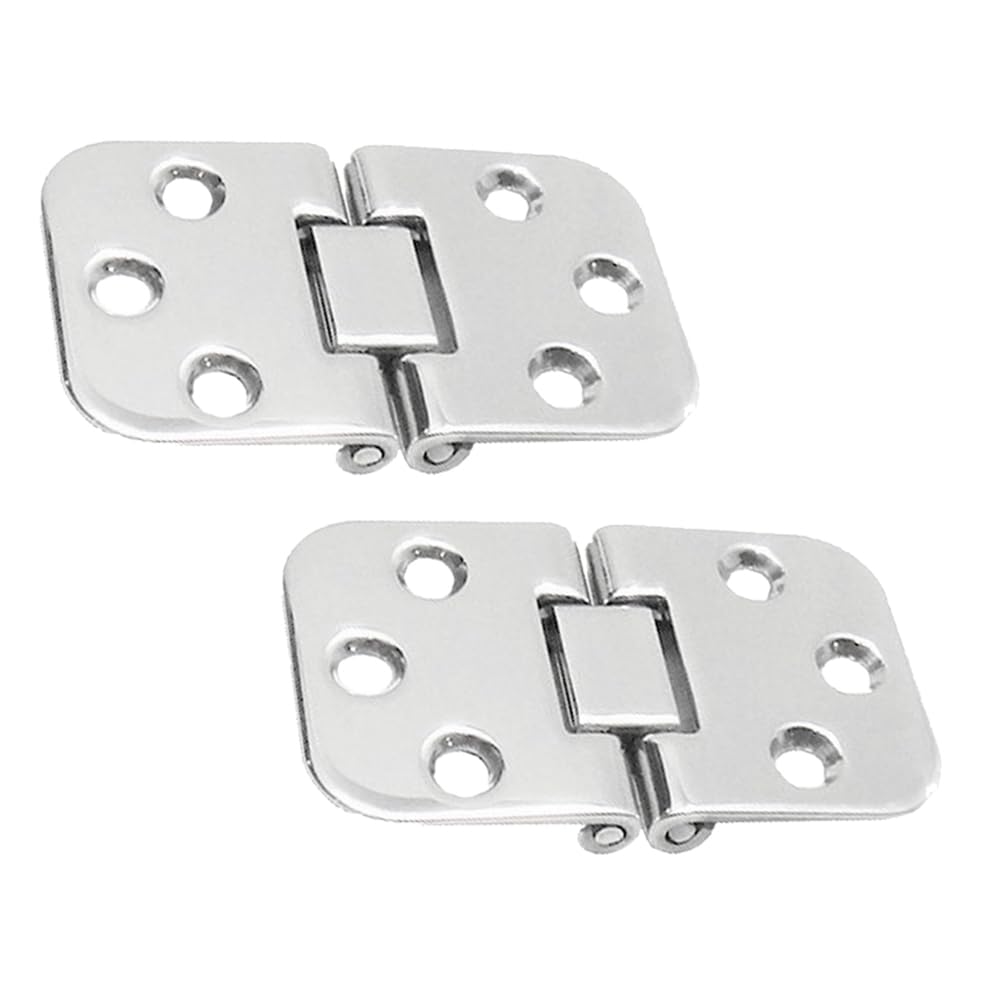 Dojimayisc Boat Cabin Hatch Door Hinges 2.8 x 1.7 Replacement Parts for Flush Mounted Boat Hinges Marine Grade Stainless Steel