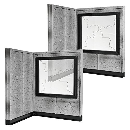 Set of 2 Breakable Window and Wall Playsets for WWE Wrestling Action Figures