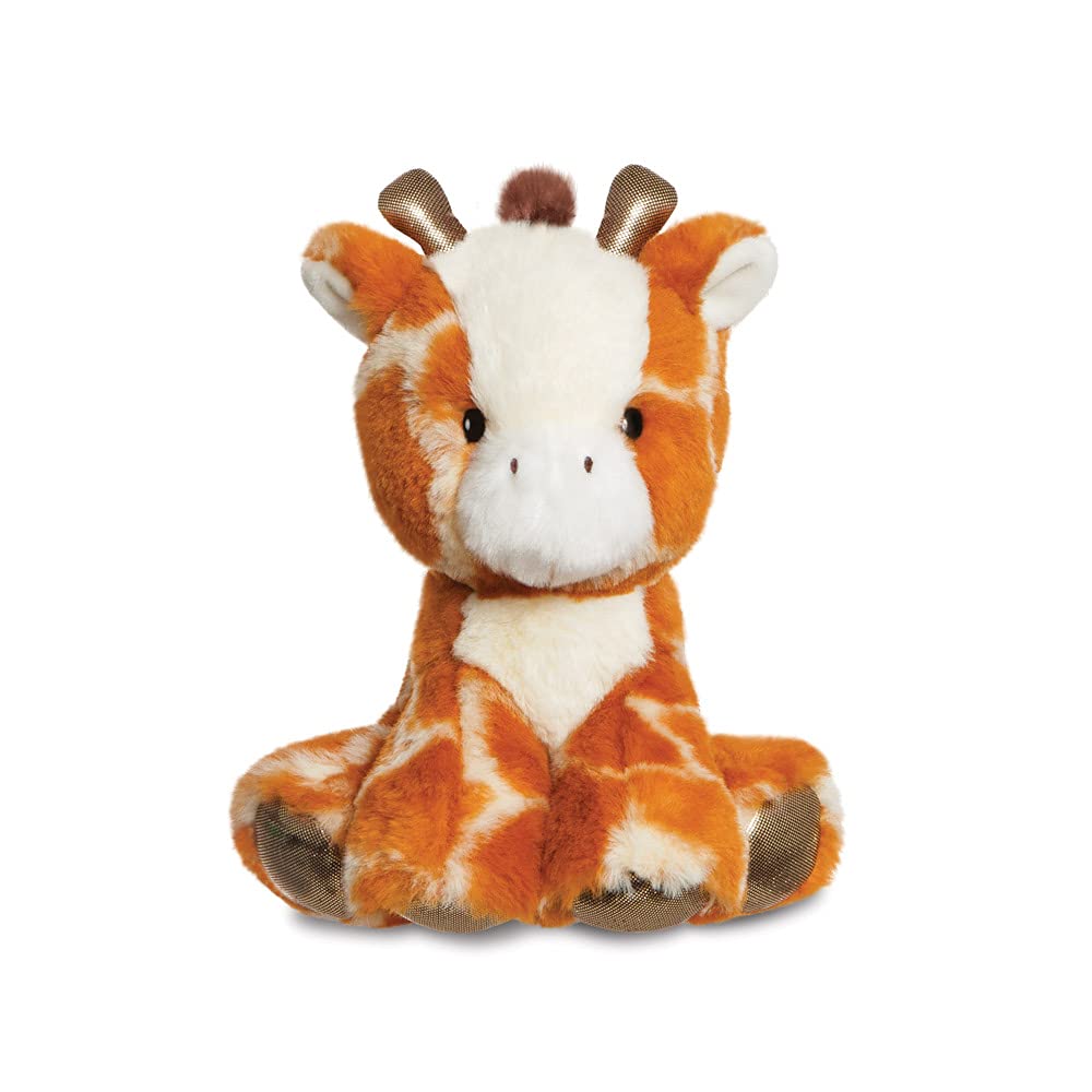 Aurora, 61412, Glitzy Tots Giraffe, 6In, Soft Toy, Brown Patterned