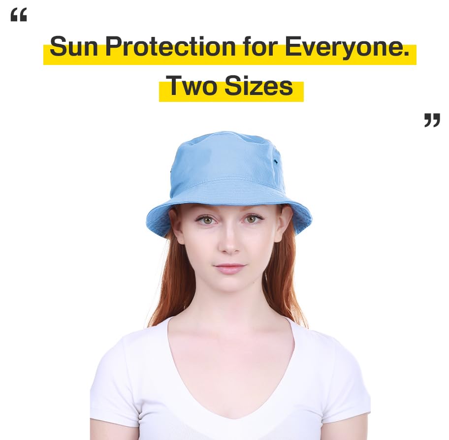 KBETHOS® 100% Cotton Washed Bucket Hat