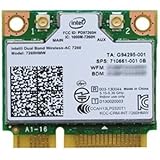 Intel 7260.HMWG.R Dual Band Wireless-AC 7260 Network adapter PCI Express Half Mini Card 802.11 b/a/g/n/ac