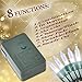 Holiday Essence Chasing Christmas Lights, 8 Function Controller 140 Clear Mini Bulbs Green Wire Indoor String Lights, 31.2 Feet Long Holiday Decor