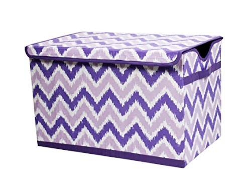 Bacati MixNMatch Storage Toy Chest, Purple