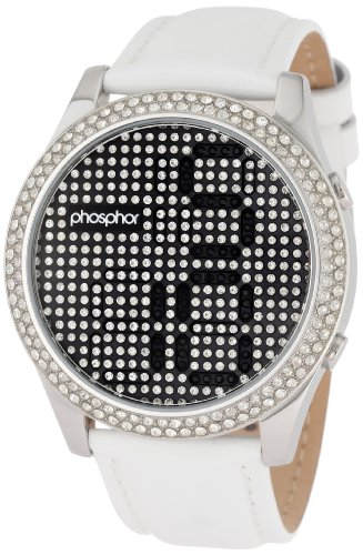 Phosphor Women's MD004L Appear Collection Fashion Crystal Mechanical Digital Watch