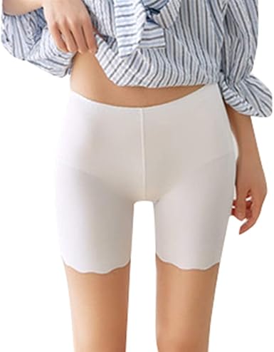 LMRYJQ - Ropa interior para mujer, leggings, pantalones casuales, elásticos, seamless Safety blanco Talla única: Amazon.es: Ropa y accesorios