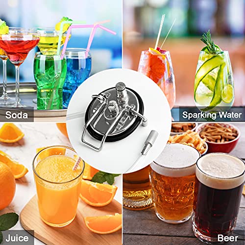 Brewland Corny Carbonation Keg Lid, Cornelius Soda Keg Lids for Quick