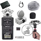 Zoom H6 Six-Track Portable Handy Recorder Kit with Deadcat Windscreen, Shockmount, Camera Mount and Mic Grip