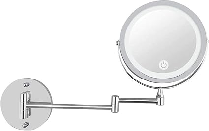 FREEDOH Schminkspiegel 7 Zoll Beleuchteter Badezimmerspiegel LED