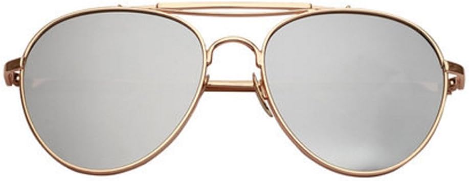 Amazon Co Jp 大きなフレームサングラス 韓国語カラーフィルム反射偏光サングラスシルバー スポーツ アウトドア