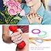 Silicone Wedding Ring for Women, Comfortable Fit Silicone Wedding Bands Rubber Rings for Active Sports Women, Non-toxic, Antibacterial, Breathable