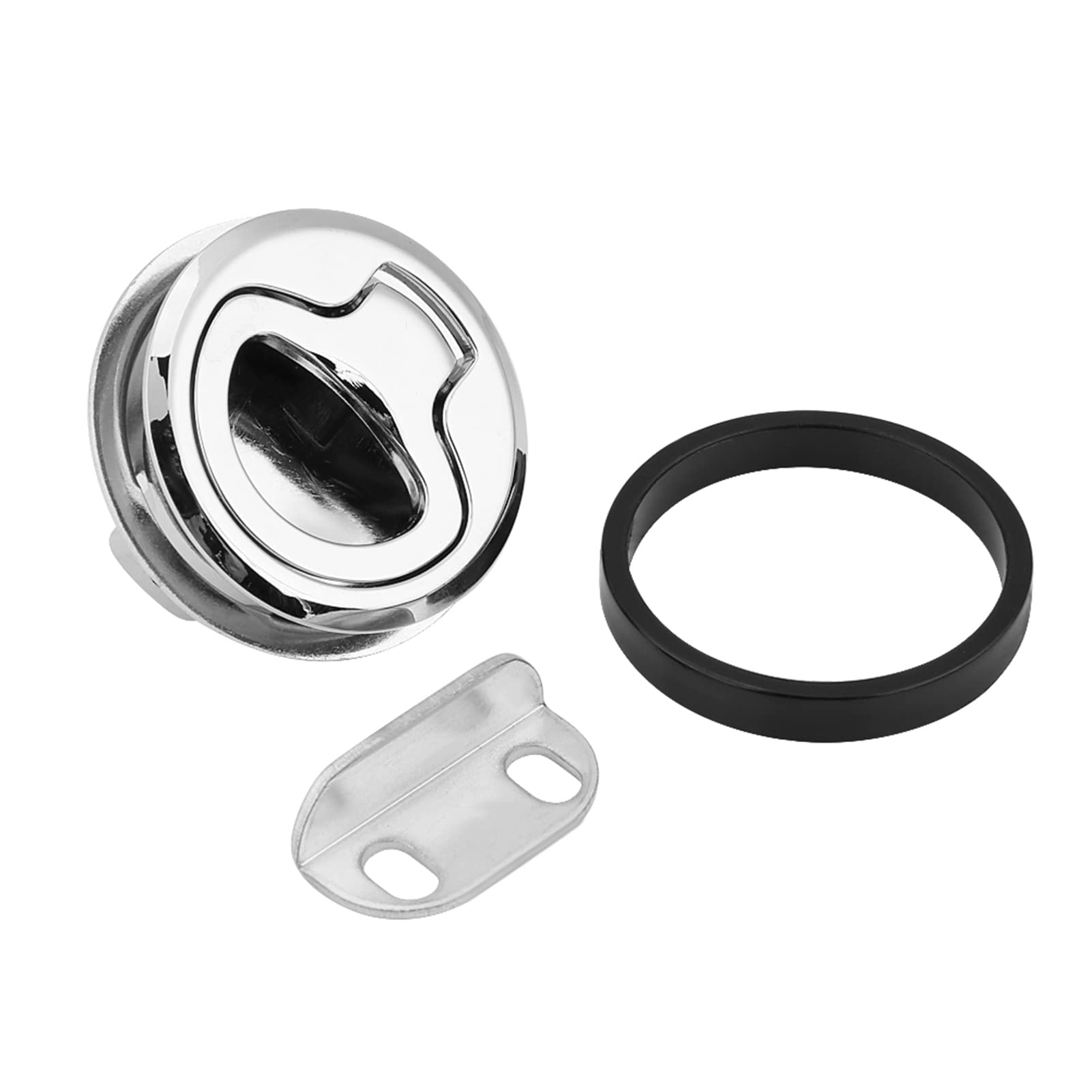 Aramox Flush Pull Latch, Zinc Alloy Flush Pull Latch Slam Latch Deck Latch for RV Marine Boat RV