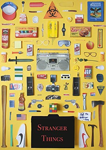 Stranger Things A3 Poster, artwork by Jordan Bolton