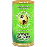 Great Lakes Gelatin, Certified Paleo Friendly, Keto Certified, Collagen Hydrolysate, Peptides, Pasture-Raised Grass-Fed, Non GMO, 16 oz, Frustration Free Packaging