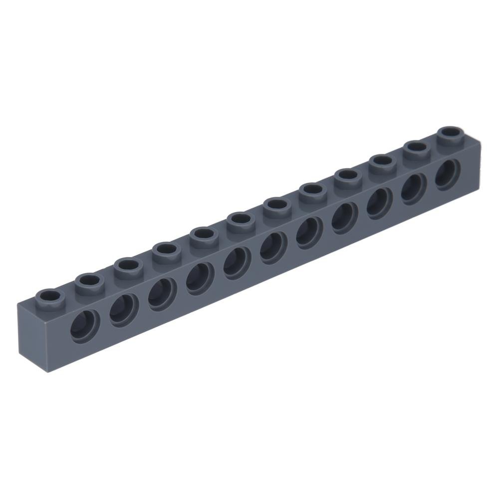 LEGO 5 x Technic, Brick 1 x 12 with Holes Dark Bluish Gray