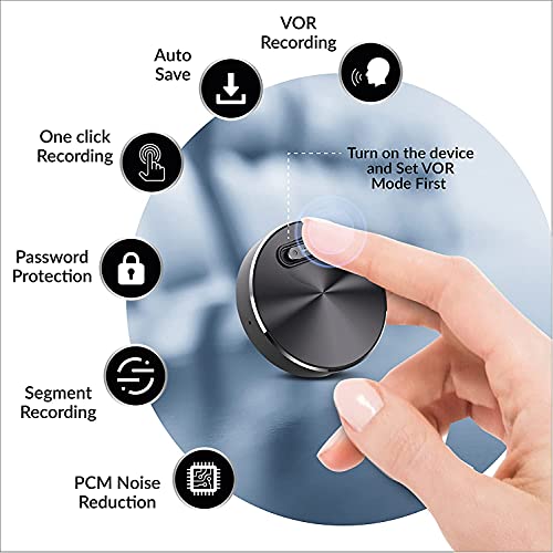Latest Generation 2021 Dododuck Q37 Mini Voice Activated Recorder