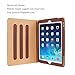 iPad 9.7 2017/2018 case - Leather Multiple Card Pocket Stand Case with Auto Sleep/Wake Up Viewing Angles Stand Folio Design for Apple iPad 9.7 inch 2017/2018 Air/Air 2 - Brown