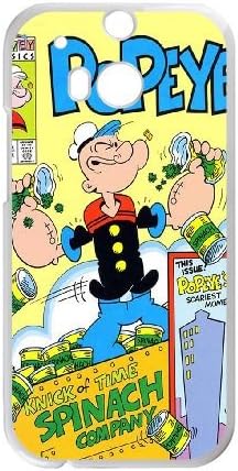 Coml Htc One M8 Cell Phone Case White Popeye The Sailor Amazon Co Uk Electronics
