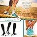 Compression Socks – Graduated Comfort Fit for Athletic Running, Nurses, Maternity, Flight Travel | Mens and Womens Compressive Stockings | Circulation, Stamina and Recovery Support (Black L/XL)