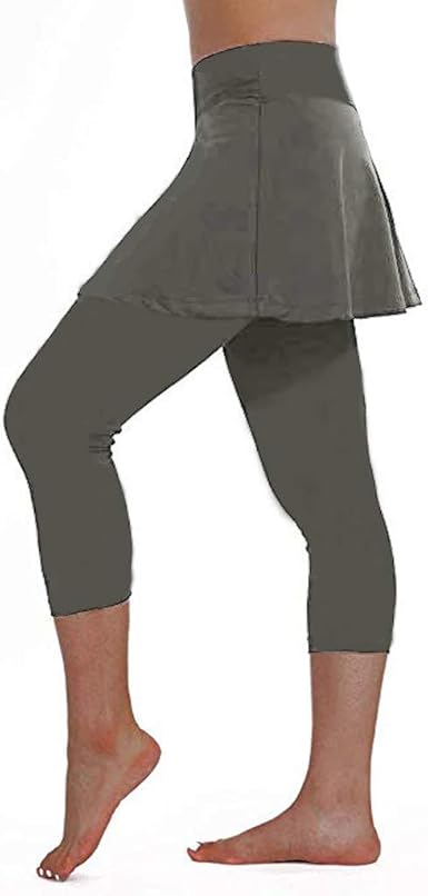 calça legging com saia fitness