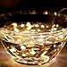 Cooo Led Fairy Lights Battery Operated String Lights, 16 Pack 20 Mini Led Firefly Starry Fairy String Christmas Lights 7.2Ft Silver Wire Small Rice Light for Wedding Bedroom Party Decor - Warm White