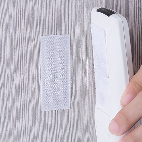 Hook & Loop, Tape Roll Self Adhesive Velcro Strips Sticky Back Fastener, 1In x 41Feet (1 in - White) - Thumbnail 4