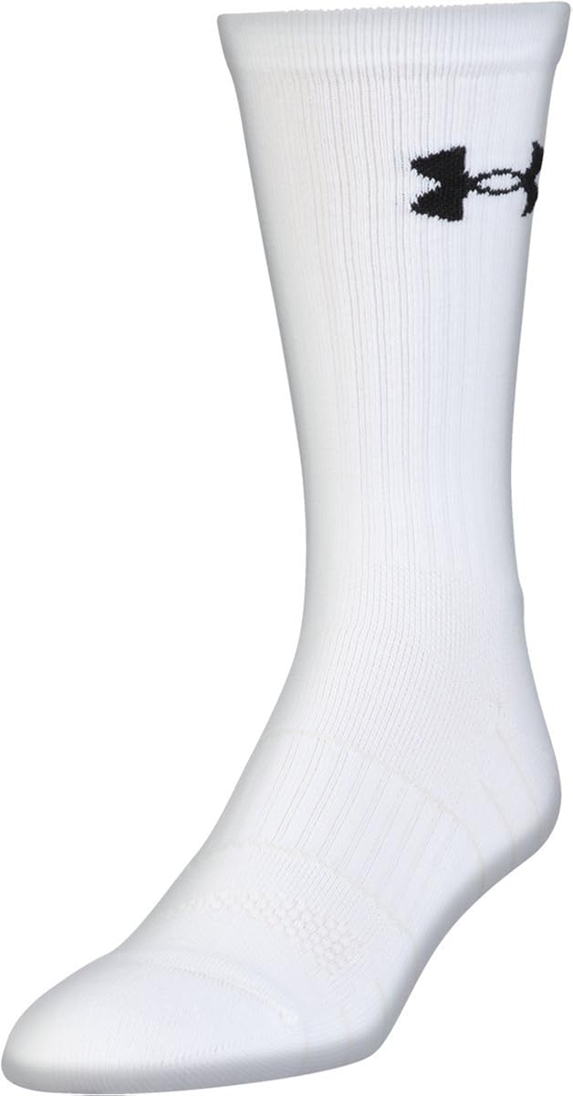 Under Armour Adult Elevated Performance Crew Socks, 3-Pairs : Clothing
