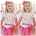Gaono 2018 Baby Girl Clothes Outfit Big Sister Letter Print T-shirt Top Blouse Shirts (White, 2-3 Years)