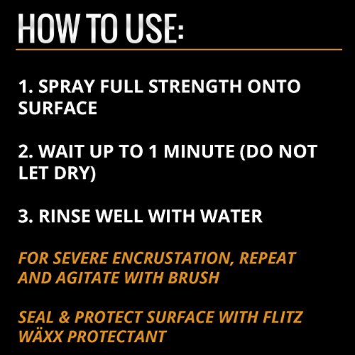 Flitz CR 01606-3A-3PK Instant Calcium, Rust and Lime Remover, 16 oz. Spray Bottle, 3-Pack