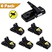 Mouse Trap, 6 Pack Small Rat Traps, Mice Snap Trap Humane and Power Rodent Killer with Bait Cup, Sensitive Reusable and Effective Sanitary Indoor Mouse Catcher by Acmind - 6 Set