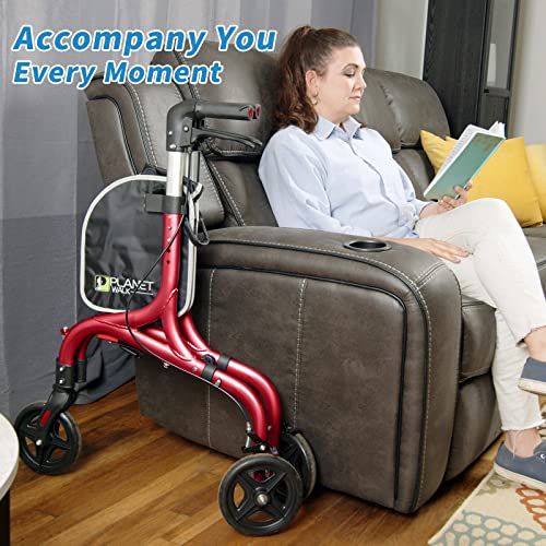 Premium 3 Wheel Rollator Walker for Seniors Ultra
