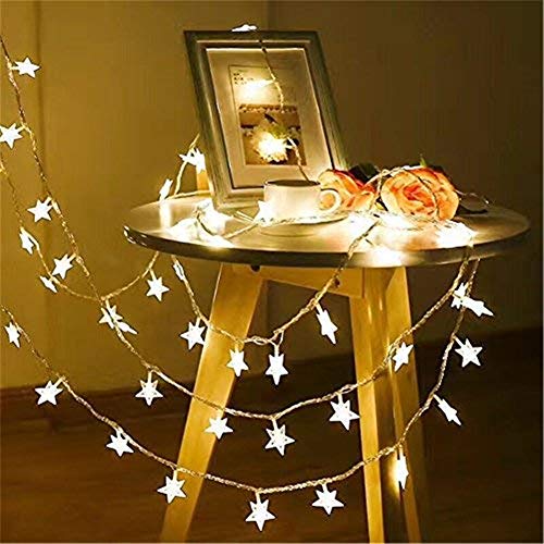 LED String Lights Star string Lights Christmas String lights 32Ft 80 LEDs with Battery Control, Wind - //coolthings.us