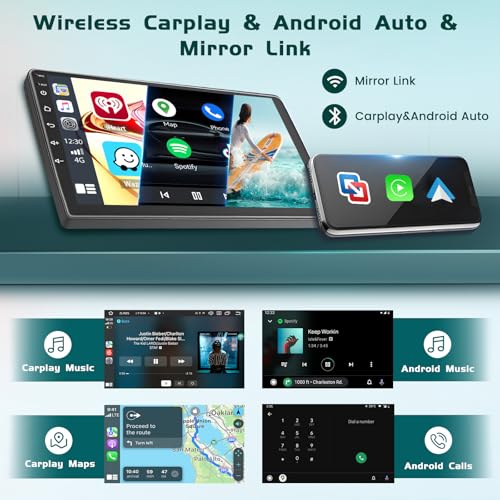 Hikity Android 15 6+128GB Car Radio DSP Carplay for Citroen Berlingo B9 2008-2017/Peugeot Partner 2008-2019 Aves 9" Screen, Auto Radio Aves Wireless Carplay Android Auto, BT/WiFi/FM/RDS+CAM+MIC