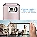 Galaxy S7 Anti Shock Case, Bump Phone Protective Armor Case, Stripe Series Case, Double Layer, Hybrid Defender Cover, for Samsung Galaxy S7 Smart Phone