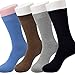 The Sock 4 Pack Assorted Mens Socks Crew Cut Comfortable Socks