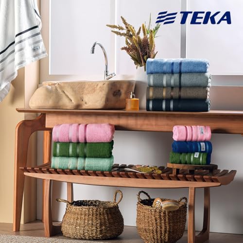 Jogo de Toalhas de Banho Luxo Lumiere 4 Peças, 100% Algodão Fio Penteado 520g/m², Padrão Hotelaria Alta Absorção, 2 Banho 67x140cm e 2 Rosto 45x80cm (Branco e Chumbo)