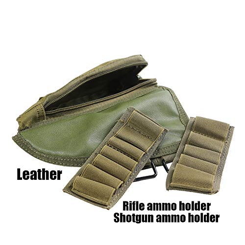 Arctogear Buttstock Ammo Holder Pouch Tactical Shell Holder for Shotgun Rifle Cheek Rest Pouch