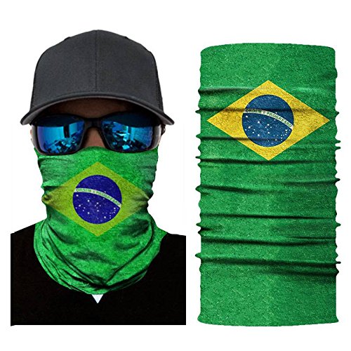 RUNMO 2018 Football Cup National flag 3D Ski Cycling Snowboard Scarf Neck Warmer Face Mask Balaclava Bandana (Color : One color, Size : Portugal)