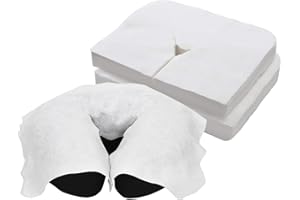 BodyMed Disposable Face Cradle Covers - 1 Pack of 100 Sheets - Medical-Grade, Ultra Soft, Luxurious, Non-Sticking Massage Face Covers/Headrest Covers for Massage Tables & Massage Chairs