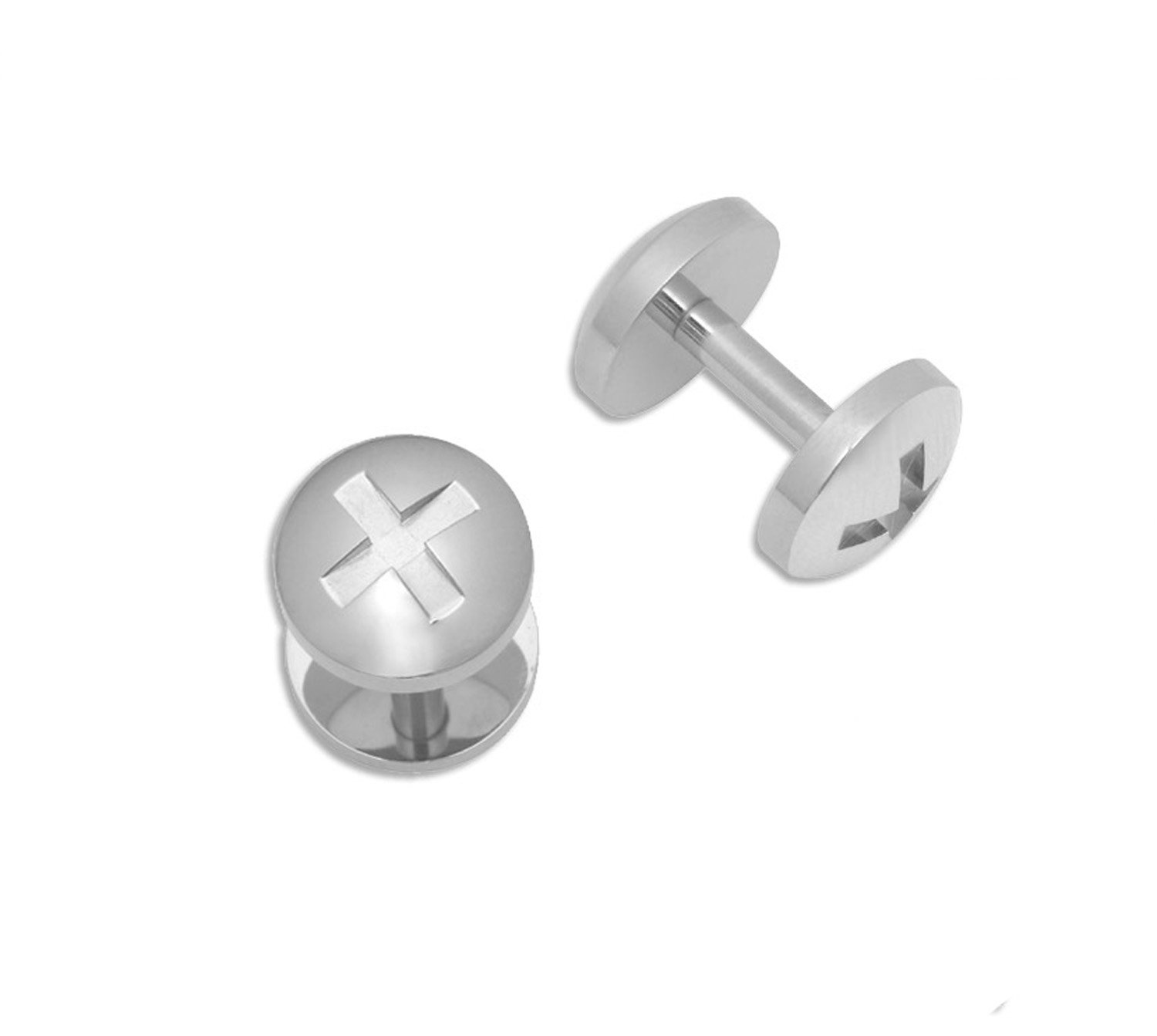 Confirmation Gifts 103 Polished Urban Stainless Steel Cufflinks Men s Cufflinks
