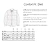 Short Fin Long Sleeve Linen Shirt (White, Size X Large, L8060)