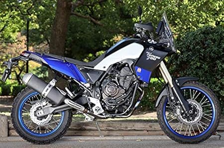 Amazon スペシャルパーツ忠男 Sp Tadao エキゾーストパイプ テネレ700 Tenere700 パワーボックスパイプ Jmca 車検対応 Powerbox Pipe チタンブルー Te7 Pb 01 エキゾーストパイプ 車 バイク