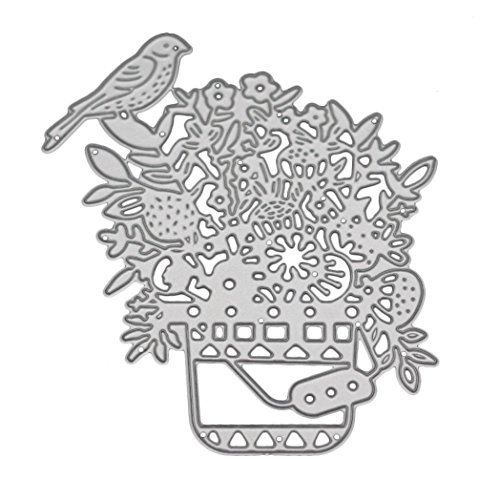 Morrivoe DIY Scrapbooking Flower Heart Metal Cutting Dies Stencils Album Paper Card Craft Cardmaking