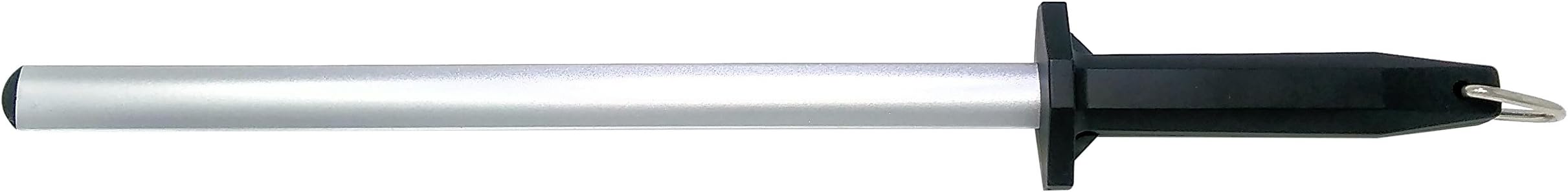 Diammark Oval Diamond Coated Knife and Tool Sharpener - Fine Grit - Industrial Complete Coverage Diamond Coating for Extended Life and Even Sharpening - Hollow Core Design Diamond Steel