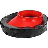 SOLUSTRE Toilet Flange Repair Kit Leakproof Wax Ring Rubber Toilet Seal for Offset Installation Toilet Gasket for Heavy Duty 