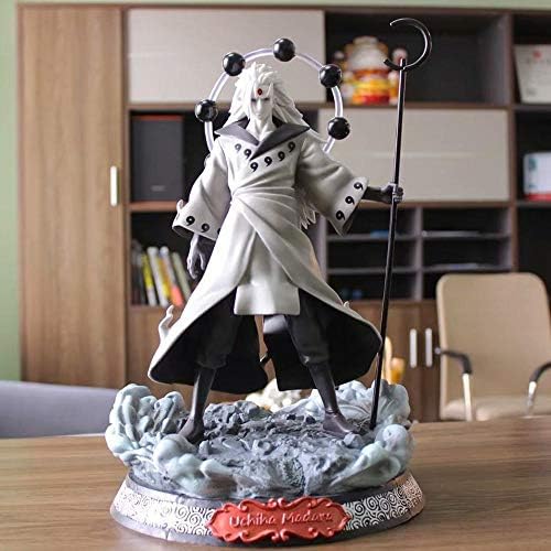 Action Figure Naruto Naruto Uchiha Madara Animated Character Model Decoration Statue 38cm
