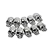 30pcs Silver One-eyed Pirates Skull Spacer Beads Great DIY Accessories for Necklace, Bracelets and Earrings Making, 550 Paracord Bracelets, Lanyards