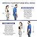 SR SUN ROOM Perfect Adjustable Posture Corrector for Men and Women - Upper Back Brace for Clavicle Support and Providing Pain Relief from Neck Shoulder Upright Straightener Comfortable
